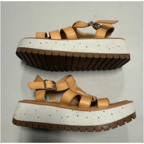 Universal Thread Justine Tan Platform Sandals Womens Shoes Sz 6 - Picture 4 of 8